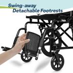 Lightweight Folding Wheelchair for Easy Travel