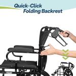 Lightweight Folding Wheelchair for Easy Travel