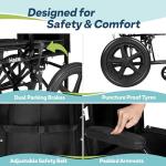 Lightweight Folding Wheelchair for Easy Travel