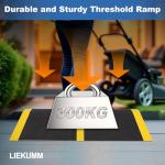 Portable Anti-Slip Wheelchair Ramp for Steps