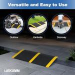 Portable Anti-Slip Wheelchair Ramp for Steps