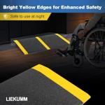 Portable Anti-Slip Wheelchair Ramp for Steps