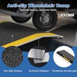Portable Anti-Slip Wheelchair Ramp for Steps