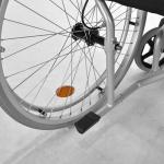 Lightweight Folding Self-Propelled Wheelchair with Hand Brakes