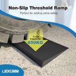 25mm Rise Non-Slip Rubber Threshold Ramp
