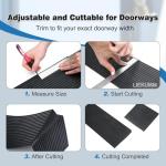 25mm Rise Non-Slip Rubber Threshold Ramp