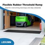 25mm Rise Non-Slip Rubber Threshold Ramp