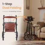 Uplivin Trive 4-Wheel Rollator with Seat
