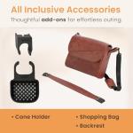 Uplivin Trive 4-Wheel Rollator with Seat