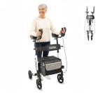 KMINA Lightweight 4 Wheel Forearm Rollator with Seat