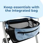 Days Breeze 4-Wheel Indoor Rollator with Basket