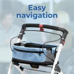 Days Breeze 4-Wheel Indoor Rollator with Basket