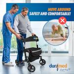 Dunimed Lightweight Foldable Rollator for Seniors