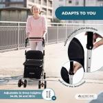 Mobiclinic® Foldable Shopping Trolley with Seat