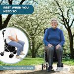 Mobiclinic® Foldable Shopping Trolley with Seat