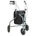 Tri-Wheel Folding Walker with Adjustable Height