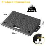 Portable Rubber Kerb Ramps Set for Wheelchairs