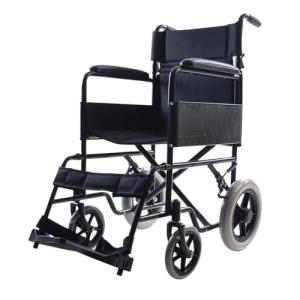 Foldable 18-Inch Wheelchair for Easy Transport