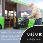 Foldable 18-Inch Wheelchair for Easy Transport