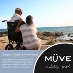 Foldable 18-Inch Wheelchair for Easy Transport