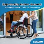 Non-Slip Rubber Threshold Ramp for Scooters