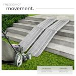 Tectake 2 Folding Loading Ramps for Mobility Scooters