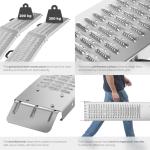 Tectake 2 Folding Loading Ramps for Mobility Scooters