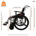 Lightweight Folding All-Terrain Manual Wheelchair