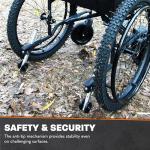 Lightweight Folding All-Terrain Manual Wheelchair