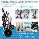 Lightweight Folding Transport Wheelchair for Easy Travel