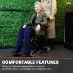 Ultra Lightweight Folding Travel Wheelchair with Carry Bag