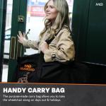 Ultra Lightweight Folding Travel Wheelchair with Carry Bag