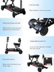 Lightweight Automatic Folding Mobility Scooter, 20 KM Battery