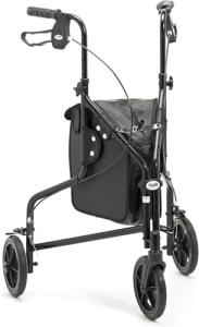 Lightweight Tri-Wheel Mobility Walker with Bag