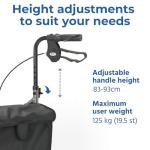 Lightweight Tri-Wheel Mobility Walker with Bag