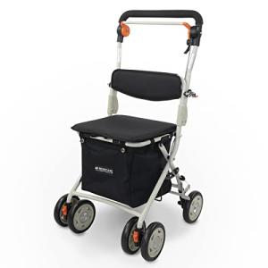 Mobiclinic® Foldable Shopping Trolley with Seat