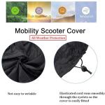 Heavy Duty Waterproof Mobility Scooter Cover – Green