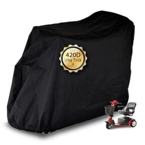 Heavy Duty Waterproof Mobility Scooter Cover 120x90cm