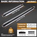 Foldable 5ft Non-Slip Aluminum Wheelchair Ramp