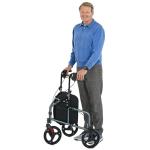 HEAO Foldable 3-Wheel Walker with Storage Bag