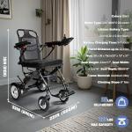 Lightweight All-Terrain Folding Electric Wheelchair for Seniors