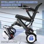 Lightweight All-Terrain Folding Electric Wheelchair for Seniors