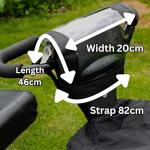 Waterproof Black Tiller Cover for Mobility Scooters