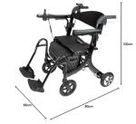 Lightweight Foldable Electric Wheelchair with App Control