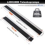 Adjustable Aluminum Wheelchair Ramp - 244 cm Long