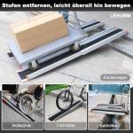 Adjustable Aluminum Wheelchair Ramp - 244 cm Long
