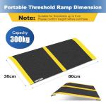 Portable Anti-Slip Wheelchair Ramp for Steps
