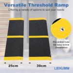 Portable Anti-Slip Wheelchair Ramp for Steps