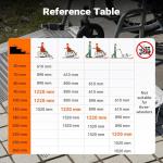 Portable Folding Wheelchair Ramp - 122cm, 270kg Capacity