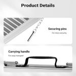 Portable Folding Wheelchair Ramp - 122cm, 270kg Capacity